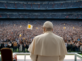 70.000 fieles reciben al Papa en el Bernabéu: ¡La Iglesia marca un golazo!