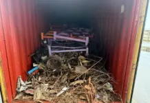 150 kg de cocaína ocultos en chatarra con destino a Málaga