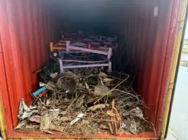 150 kg de cocaína ocultos en chatarra con destino a Málaga