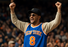 Bad Bunny festeja el éxito de los Knicks en la NBA