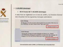 La directora de la Guardia Civil y la ‘fontanera’ se mensajearon antes de abrir investigación interna