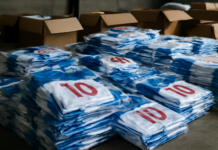 Descubiertas 16 toneladas de camisetas falsificadas para el Mundial de Fútbol 2026
