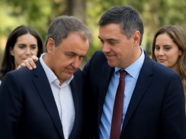 Sánchez muestra apoyo a Zapatero y sus hijas