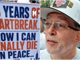 «Emoción desbordante en un fan de los Knicks»