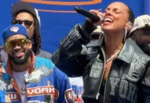 Alicia Keys interpreta ‘Empire State of Mind’ en fiesta de los Knicks