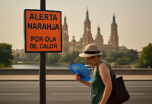 Alerta naranja en Zaragoza por ola de calor