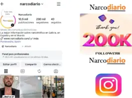 Impactantes cifras: Narcodiario arrasa con 200 mil seguidores en Instagram