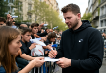 «Locura en Madrid: Luka Doncic firma autógrafos»