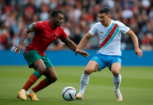 Empate entre Portugal y República Democrática del Congo en Mundial de Fútbol.