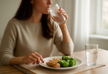 Descubre por qué no debes beber agua mientras comes