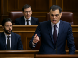 Pedro Sánchez desafiante con Feijóo, Abascal y socios en el Congreso