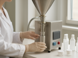 Llene sus cosméticos naturales con esta máquina de alta tecnología
