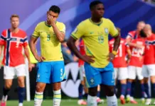 Noruega sorprende al eliminar a Brasil en el Mundial