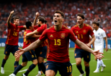 Descubre las impactantes fotos de la victoria de España sobre Francia