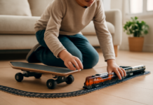 «Descubre el único juego de trenes y skate en el mercado»