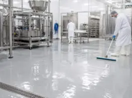 Mejora la higiene en fábricas con pavimentos industriales seguros