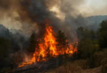 «Últimas noticias incendios forestales: SIERRA NORTE DE GUADALAJARA arde sin control»