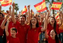 «Éxito sin precedentes: l’Alfàs del Pi se une para celebrar el Mundial de España»