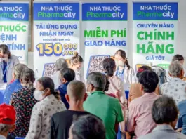 La «Estación de Salud» de Pharmacity llega a Tay Ninh: apoyo en detección de enfermedades pulmonares.