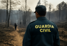 La Guardia Civil investiga incendio en Ávila