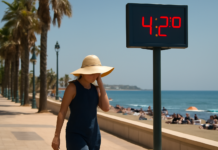 Viernes abrasador en la Costa del Sol: récord de calor en Estepona