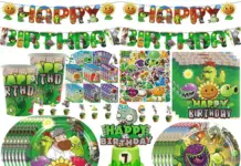 Set de Figuras de Plantas y Zombis para Decorar y Celebrar Halloween