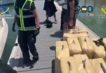 Rescatan a miembro de banda narco en Huelva con moto de agua