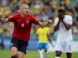 Haaland acaba con la ilusión de Costa de Marfil: Noruega vs Brasil en octavos