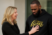 Jeanie Buss sorprendió a LeBron James con un gesto único