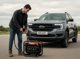 Ford desafía con su Ranger PHEV a un generador portátil de gasolina