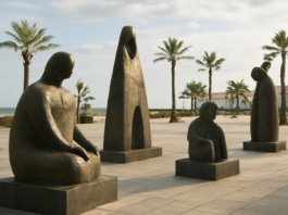 Estepona sorprende con cinco nuevas esculturas de Santiago de Santiago