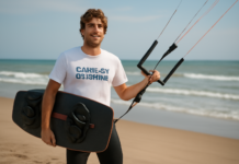 Rafa Montero, campeón de España de freestyle kiteboarding