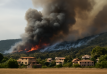 Incendio arrasa 2.200 hectáreas en Girona y amenaza casas en Calonge