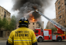 Incendio en Logroño activa nivel 1 de emergencia