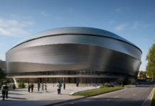 «Estadio futurista de 50.000 espectadores: la fusión entre Bernabéu y Camp Nou»