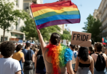 Fiesta, pluma y reivindicación en un Orgullo LGTBIQ+ bajo el calor insaciable