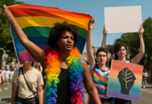 Fiesta, pluma y reivindicación en un Orgullo LGTBIQ+ bajo el calor insaciable
