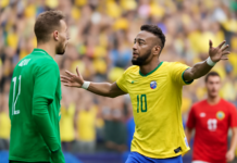 Neymar desafía a Nyland con su celebración en un emocionante Brasil vs Noruega: ¿qué pasó?