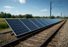 Innovación suiza: paneles solares en vías de tren resuelven desafío solar