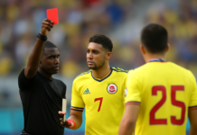Intriga en FIFA: Colombianos suspenden tarjeta roja a Balogun