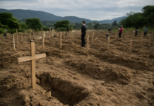 El sorprendente cementerio improvisado de Venezuela tras los terremotos