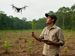 Reforestación en la Amazonia: drones revolucionan la restauración forestal