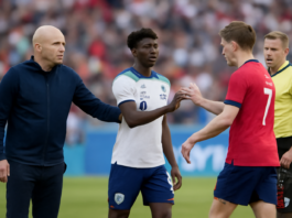 Noruega vs Inglaterra en vivo: Madueke sustituye a Saka en cuartos de final | Sorpresiva decisión de Solbakken