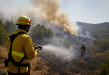 «Avance del incendio en Los Gallardos se detiene, perímetro estabilizado»