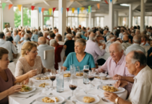 Gran Cena de Mayores para cerrar las Fiestas del Carmen en Torreguadiaro