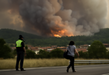 Incendio forestal en Lozoyuela: poblaciones confinadas y desalojos en Madrid