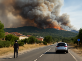 Incendio forestal en Lozoyuela: poblaciones confinadas y desalojos en Madrid