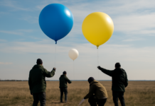 Ucrania desafía a Rusia con globos en la estratosfera