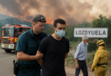 Incendio en Lozoyuela: detenido sospechoso y desalojo preventivo