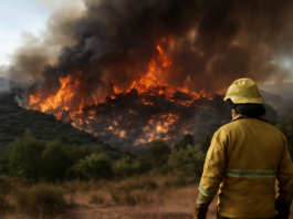 El devastador incendio de las Cinco Villas: riesgo de propagación elevado